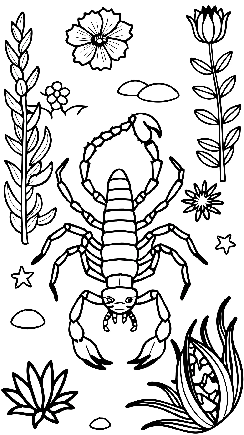 Páginas para colorear de Scorpion